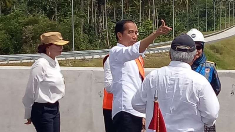 Presiden Pantau Pembangunan Jalan Tol