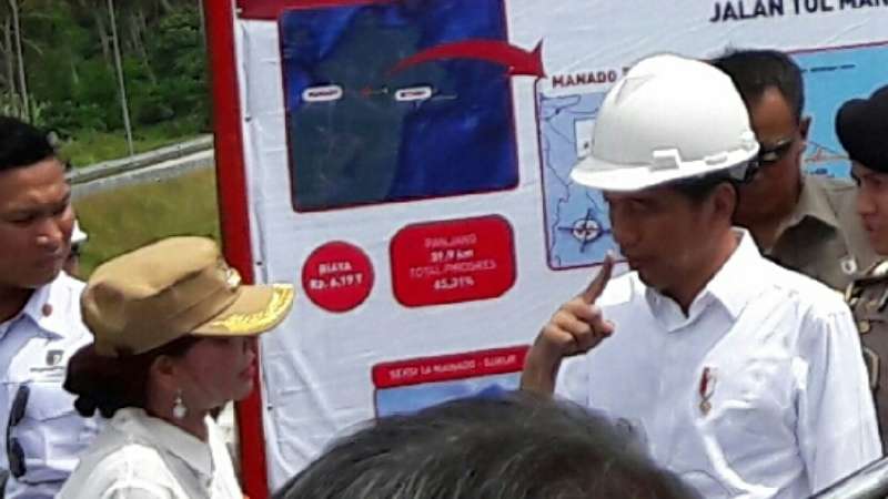 Presiden Pantau Pembangunan Jalan Tol