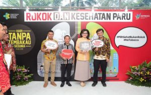 Diundang Menteri Kesehatan, Bupati Christiany Paruntu Hadiri Hari Tanpa Tembakau Sedunia