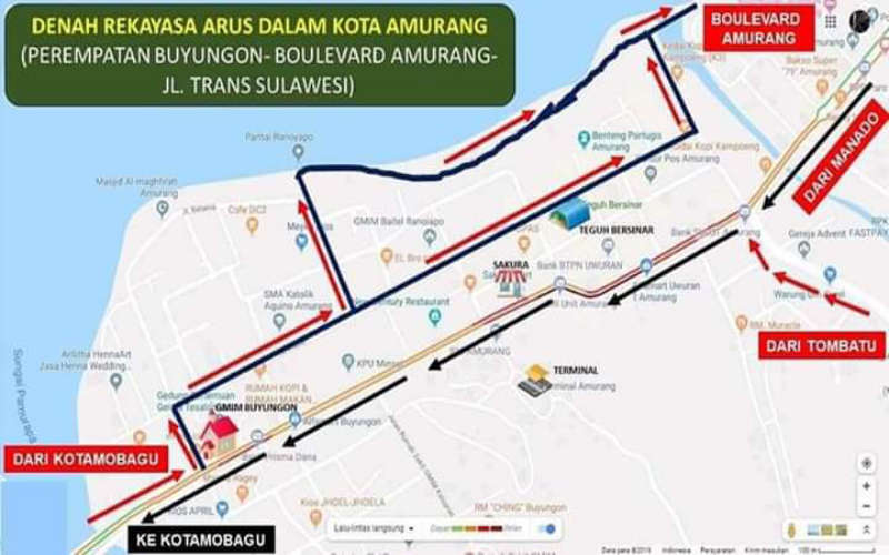 PENGUCAPAN MINSEL: Ini Rekayasa Arus Lalulintas Polres Minsel 9 PENGUCAPAN MINSEL: Ini Rekayasa Arus Lalulintas Polres Minsel