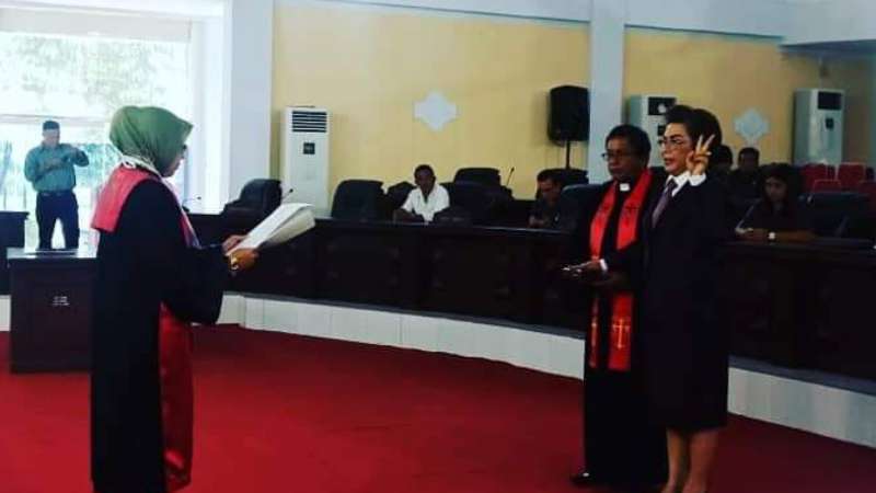 Sah!!! Nona Rimporok Wakil Ketua DPRD Minut