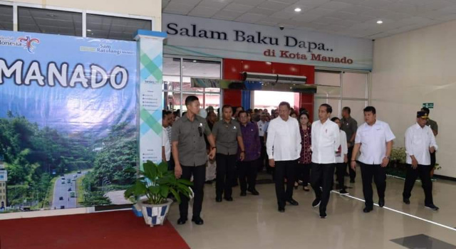 Tinjau Fasilitas Bandara Sam Ratulangi, Presiden Jokowi Bilang Begini