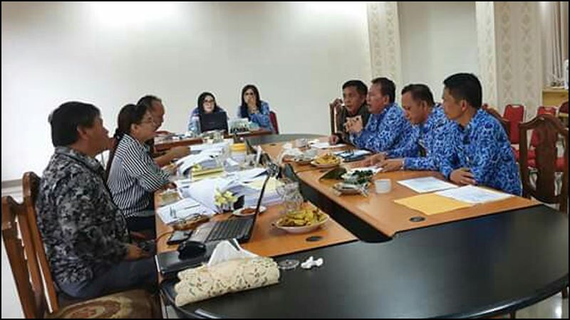 Komisi I DPRD Tomohon-Perangkat Daerah Mitra Kerja Bahas Ranperda LPJ 2018