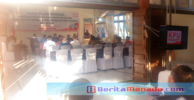 Dua Kali KPU Skors Pleno Penetapan Caleg Terpilih Bitung