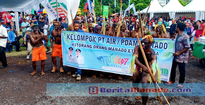 PT Air Manado Tampilkan Budaya Papua di Manado Fiesta