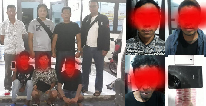 Beraksi Diatas KM MPI Sarena, Tarsius Bitung Tangkap Tiga Orang Ini