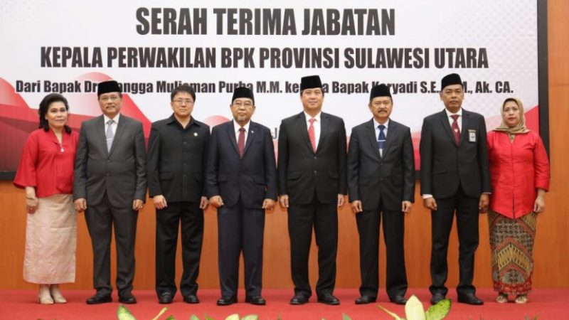 Di Sertijab Kepala BPK, Wagub Steven Kandouw Lantunkan Pantun Ini
