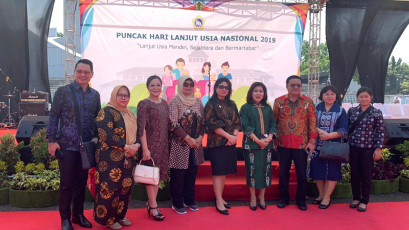 Syerly Hadiri Acara Puncak Hari Lansia Nasional
