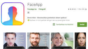 Soal Aplikasi FaceApp, Kominfo Ingatkan Masyarakat Hati-Hati Unduh Aplikasi Baru di Gadget