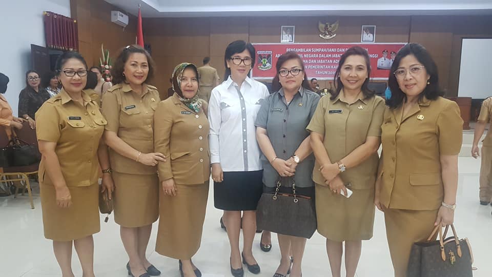 Alva Montong Inspektur Kabupaten Minahasa, Ini Nama-mama Pejabat Yang Dilantik