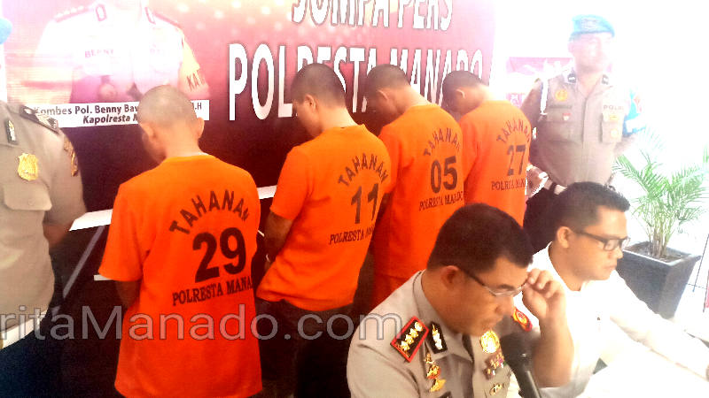 Tim Macan Tangkap 3 Pelaku Pencuri Sepeda Motor dan 1 Penada