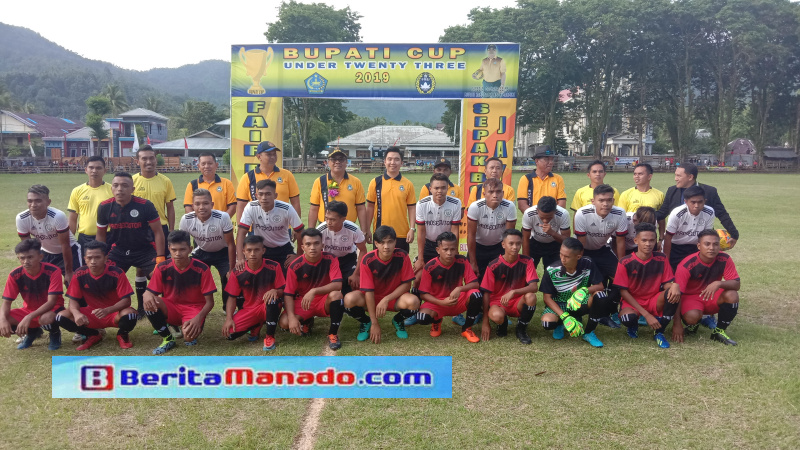 Barangka United VS Tegar Belengang FC Awali Pembukaan Bupati Cup