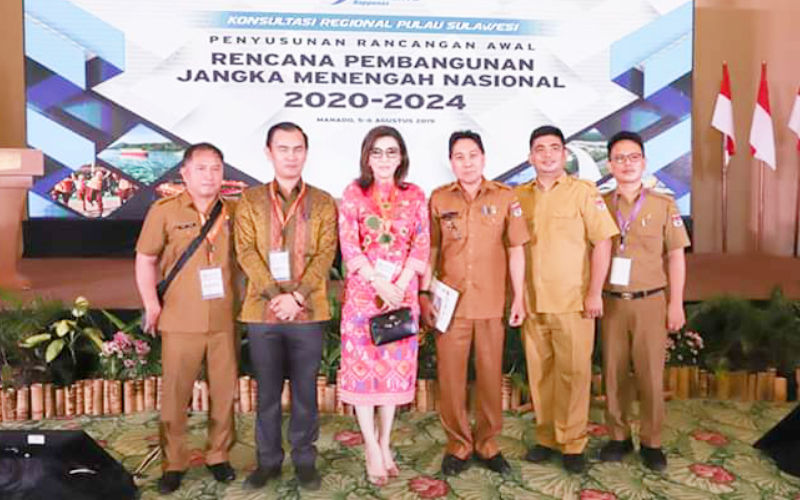 Bupati Christiany Paruntu Hadiri Konsultasi Regional Sulawesi Penyusunan RPJMN