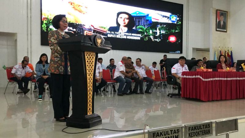 Selesai KKT di Bolaang Mongondow, Bupati Yasti Sampaikan Ini Kepada Mahasiswa Unsrat