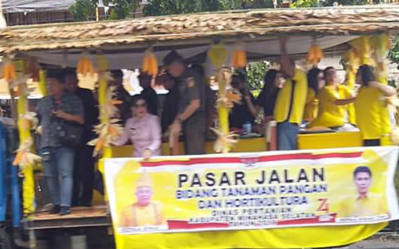 Bupati Christiany Paruntu, Gunakan Kendaraan Dinas Pertanian Minsel