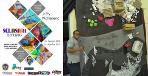 Gelar Pameran Tunggal, Jeffry Wattimena Kampanyekan Lingkungan Lewat Karya Seni