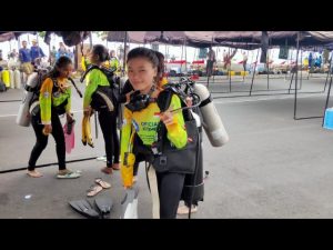 Kimberly Kalalo, Penyelam Muda Manado Ini Ikut Pecahkan Record Dunia