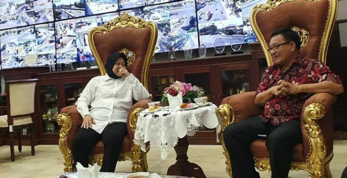 Wawali Maurits Temui Wali Kota Risma untuk Belajar Ini