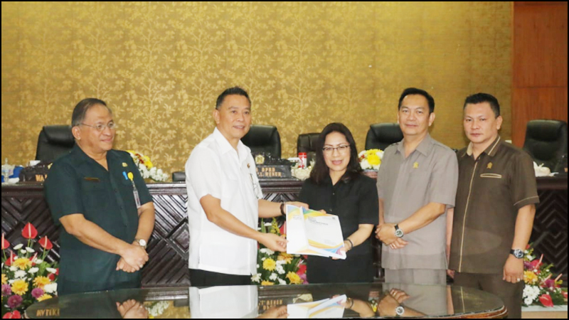 DPRD Tomohon Gelar Paripurna Penjelasan Wali Kota KUA-PPAS Perubahan APBD Tomohon 2019
