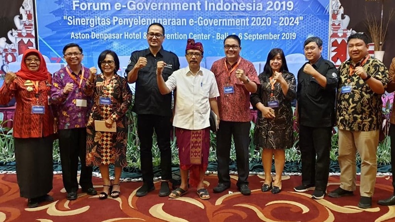 Dinas Kominfo Minahasa Ikuti Forum E-Government Indonesia 2019