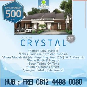 Dijual Rumah di Manado, Kawasan Kawanua Emerald City