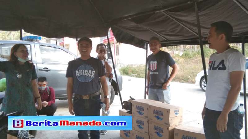 Peduli Klabat, Legislator Minut Support Tim Pemadam Karhutla