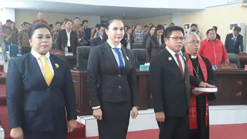 PDIP-Nasdem-Golkar, Definitif Pimpinan DPRD Minut