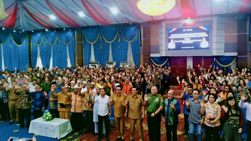Gelar Tatap Muka Dengan BKSAUA, FKUB, Pimpinan Golongan Agama, Begini Kata Vicky Lumentut