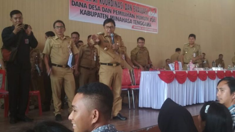 James Sumendap Evaluasi Hukum Tua dan Jajarannya