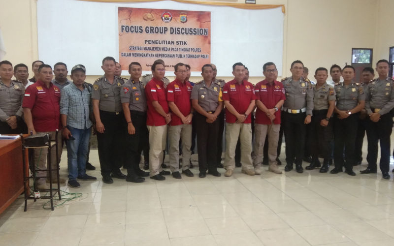 Peneliti STIK Sambangi Polres Minsel