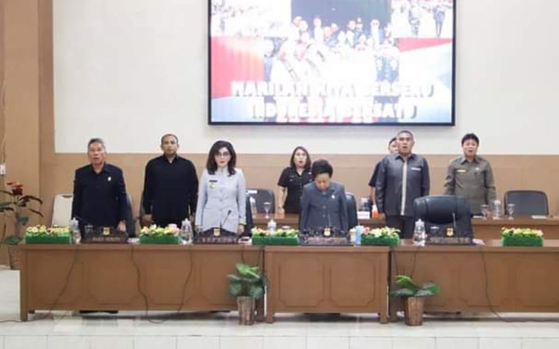 DPRD Gelar Paripurna Pembicaraan Tingkat II APBD Perubahan Minsel Tahun 2019