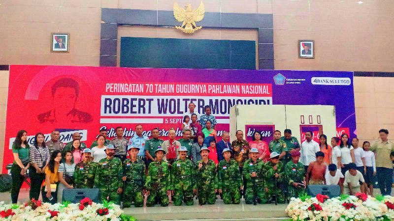 Pesan Olly Dondokambey Pada Peringatan 70 Tahun Gugurnya Robert Wolter Mongisidi