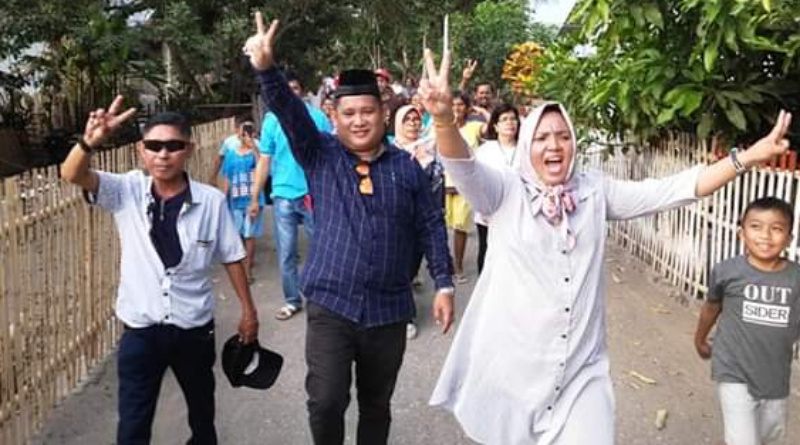 Kampanye Pilhut Desa Buku Tengah, Denal Bataria Sampaikan Visi dan Misi