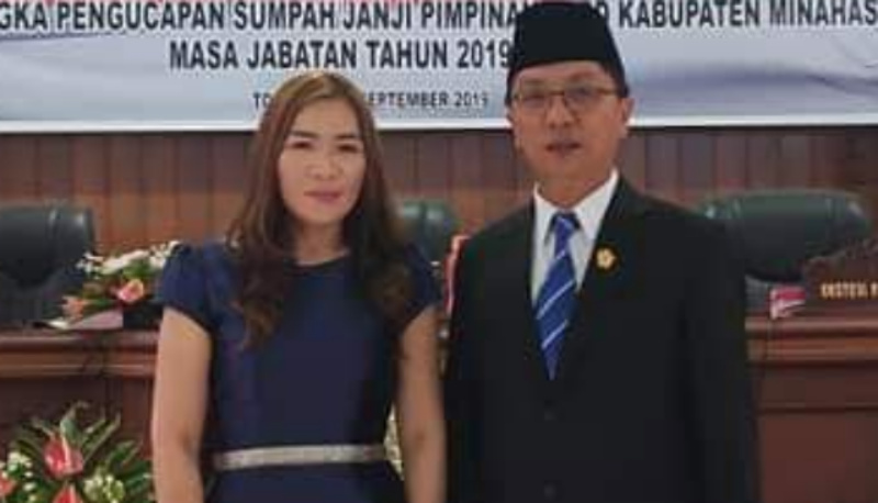 Resmi Dilantik Wakil Ketua DPRD Minahasa, Ini Ungkapan Denni Kalangi