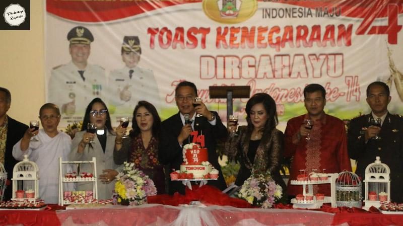 Toast Kenegaraan, Eman Sebut Peringatan HUT RI Menjadi Suatu Momentum