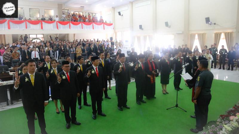 20 Anggota DPRD Tomohon 2019-2024 Dilantik, Golkar Terbanyak