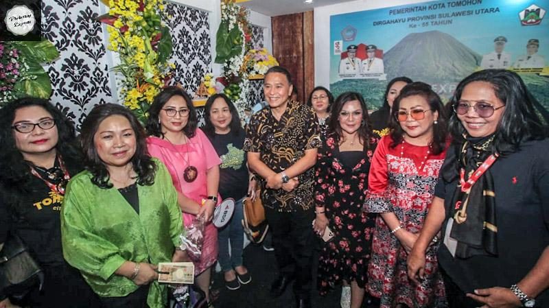 Sulut Expo 2019, Jimmy Eman Terima Kunjungan Ketua Tim Penggerak PKK