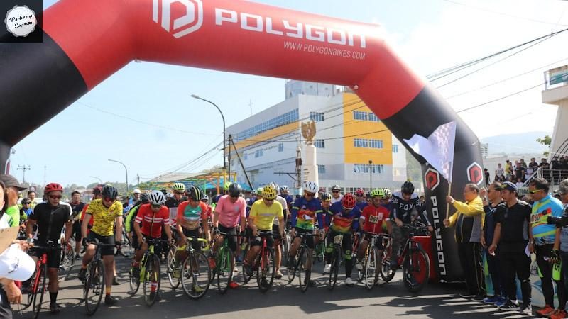 Dilepas Sekretaris Kota, Tour De Tomohon 2019 Berlangsung Sukses