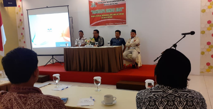 Ini yang Disampaikan Maurits Mantiri di Diskusi Pemuda Muhammadiyah Bitung