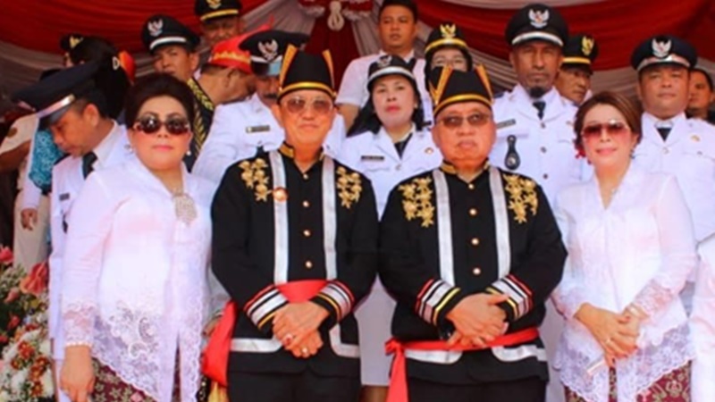 Hadiri Upacara HUT Provinsi Sulut, Ini Harapan Royke Roring-Robby Dondokambey