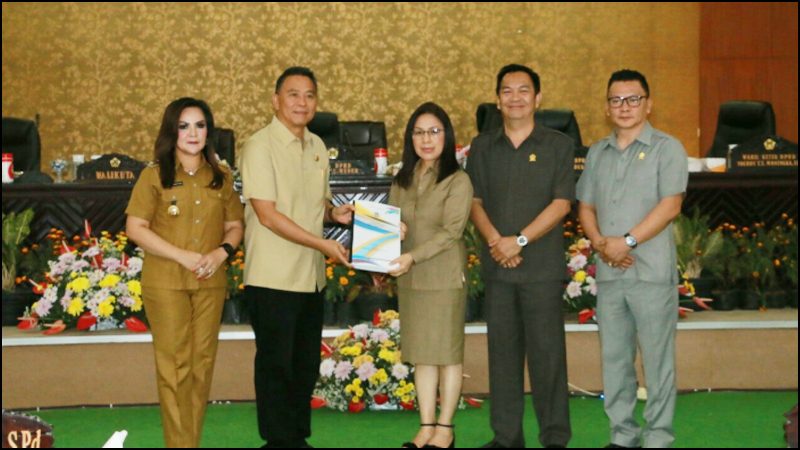 DPRD Tomohon Gelar Paripurna Penjelasan Wali Kota Soal Perubahan APBD 2019