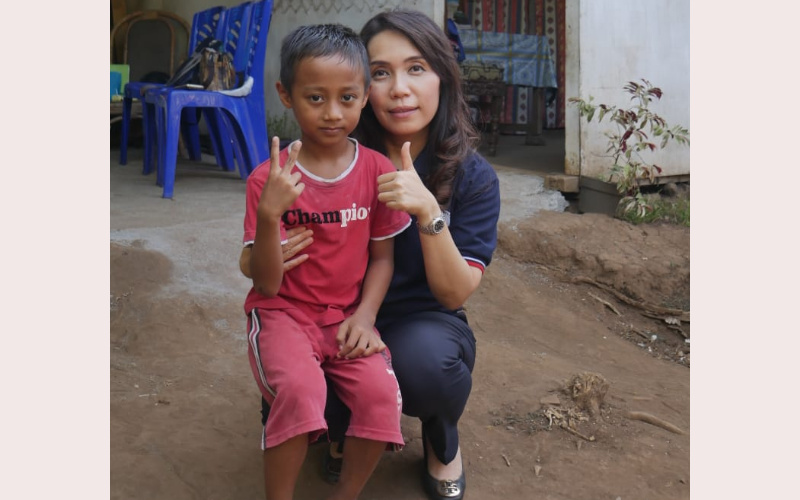 Lewat Yayasan Jantung Indonesia, Imelda Markus Bantu Fabio Agar Bisa Operasi