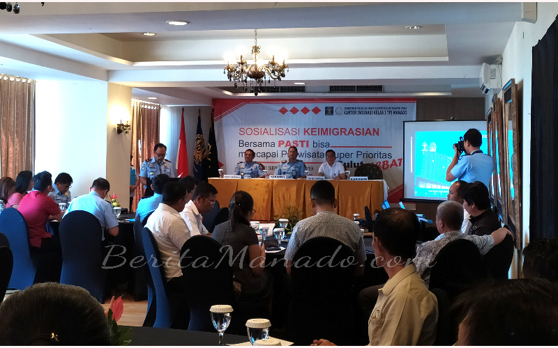 Dukung Pariwisata, Kantor Imigrasi Kelas I TPI Manado Gelar Sosialisasi Keimigrasian