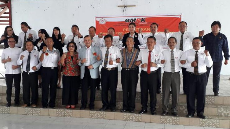 Disayangkan Tanpa Utusan Pemda, Mantan Pimpinan KPK Ini Kukuhkan GMPK Minahasa