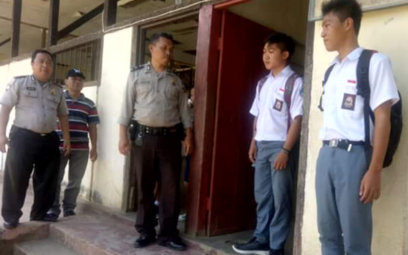 Sat Sabhara Polres Minsel Gencar Patroli Dialogis di Sekolah