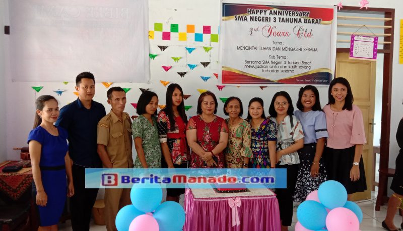 SMA N 3 Tahuna Barat Gelar Dies Natalis ke 3 Tahun