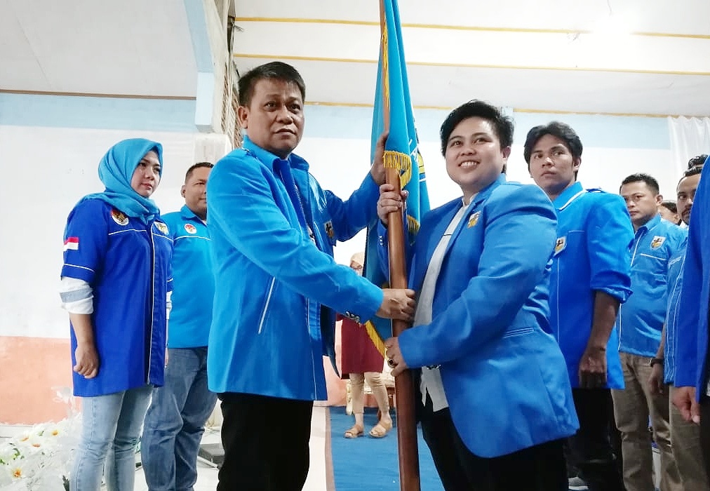 Resmi Dilantik, Amaliah Landjar Satu-satunya Ketua Perempuan di Jajaran DPD KNPI Sulut