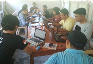 Ketika Wartawan Boltim Tegang Mengikuti Pra UKW