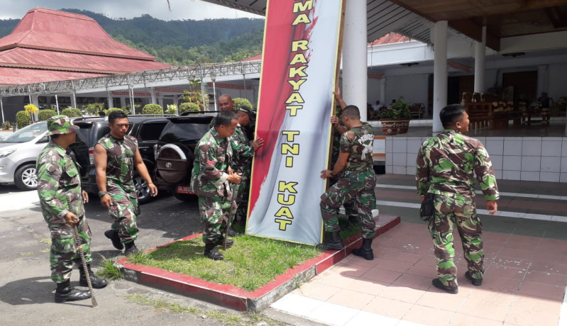 Begini Persiapan Penutupan TMMD ke-106 Kodim 1301/Sangihe