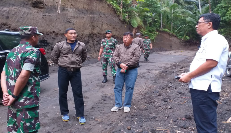 Danrem 1301/Santiago Tinjau Lokasi TMMD